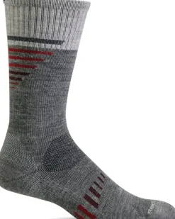 Ascend II Men Crew - Grey Moderate Compression (15-20mmHg)