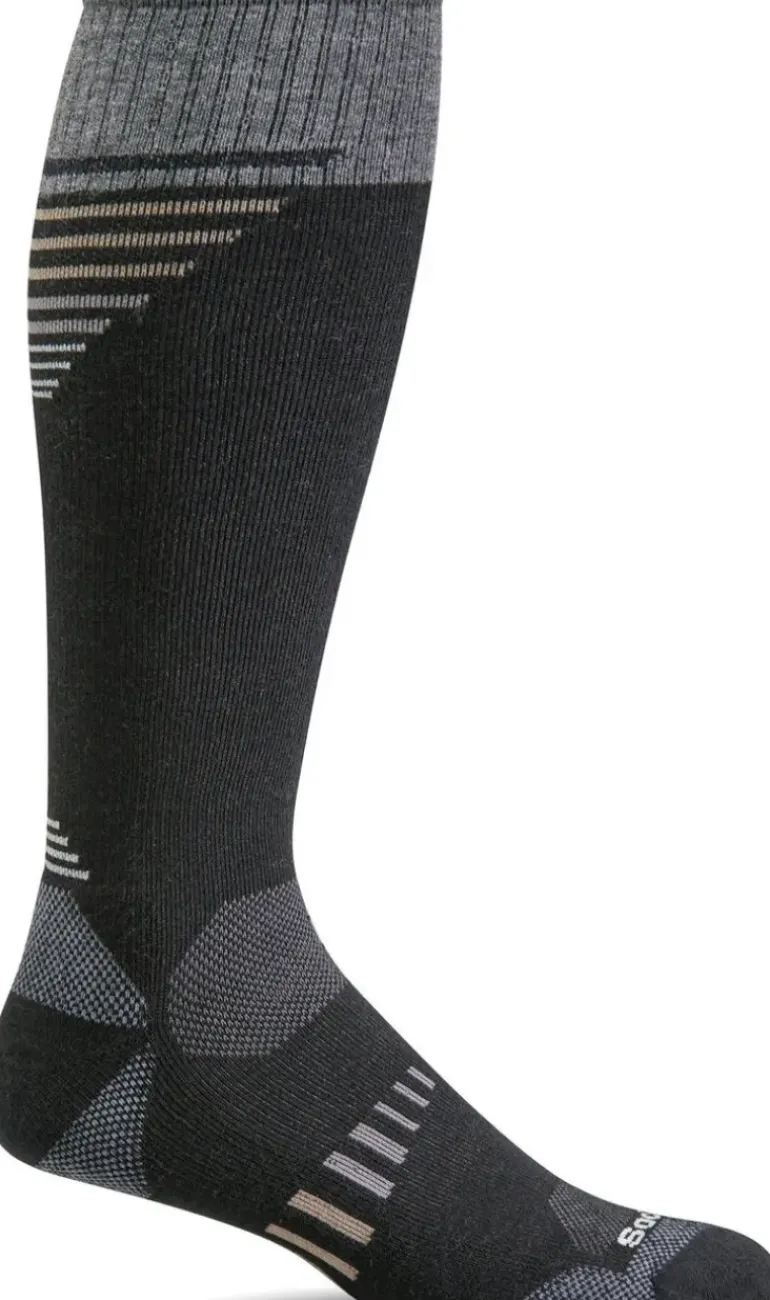 Ascend II OTC Men Knee-High - Black Moderate Compression (15-20mmHg)