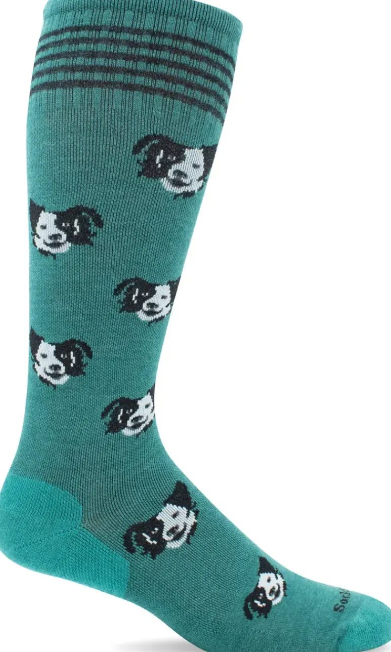 Canine Fancy Knee-High Women - Jade Moderate Compression (15-20mmHg)