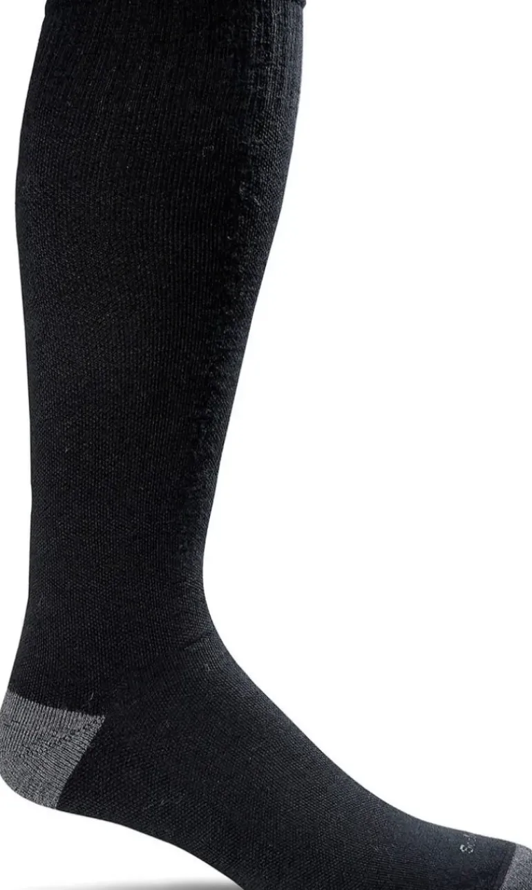Elevation Knee-High Men- Black Firm Compression (20-30mmHG)