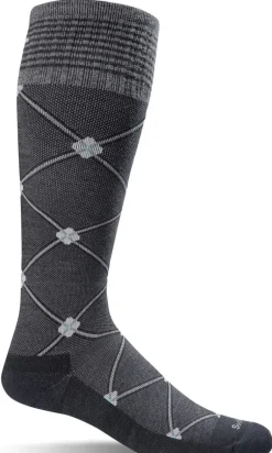 Elevation Knee-High Women - Black Multi Firm Compression (20-30mmHG)