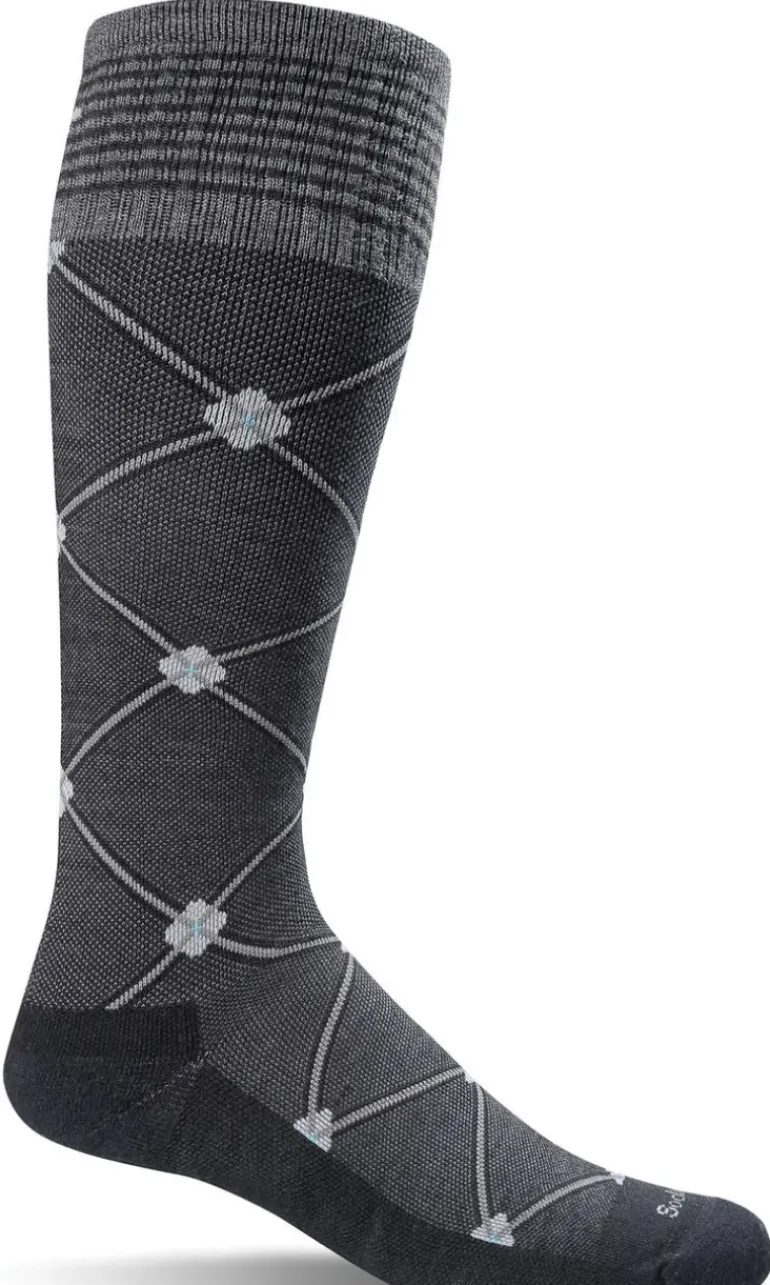 Elevation Knee-High Women - Black Multi Firm Compression (20-30mmHG)
