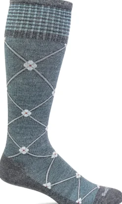 Elevation Knee-High Women - Charcoal Firm Compression (20-30mmHG)