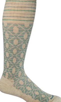 Etched Knee-High Women - Barley Moderate Compression (15-20mmHg)