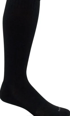 Featherweight Men Knee-High - Black Moderate Compression (15-20mmHg)