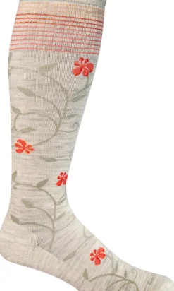 Field Flower Knee-High - Ash Moderate Compression (15-20mmHg)