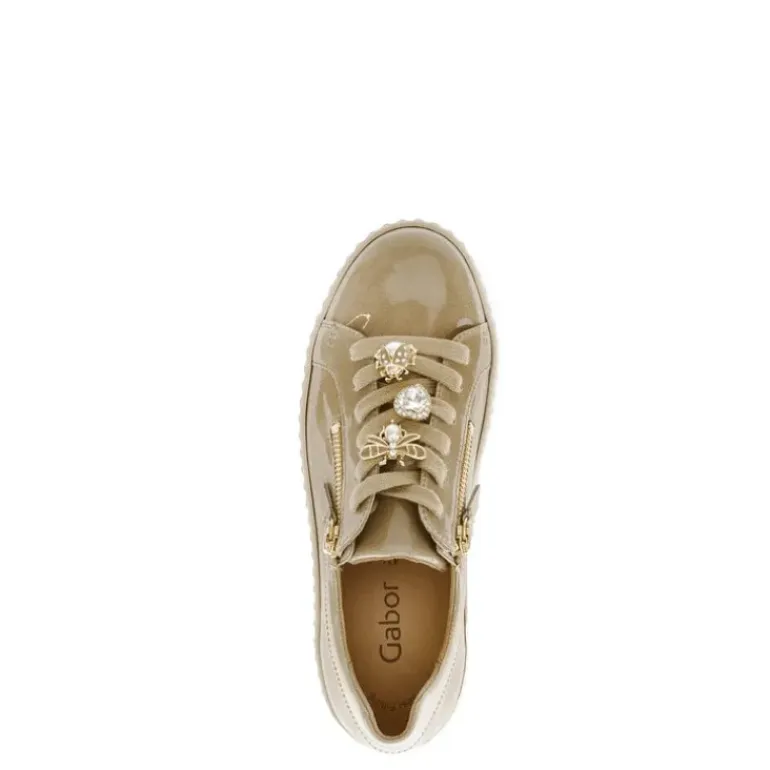 *FINAL SALE*53.201-92 - Beige Patent Leather