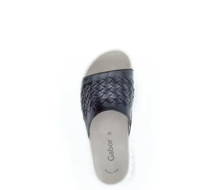 *FINAL SALE*83770-27 - Black Leather