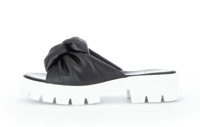 *FINAL SALE*84631-47 - Black Leather