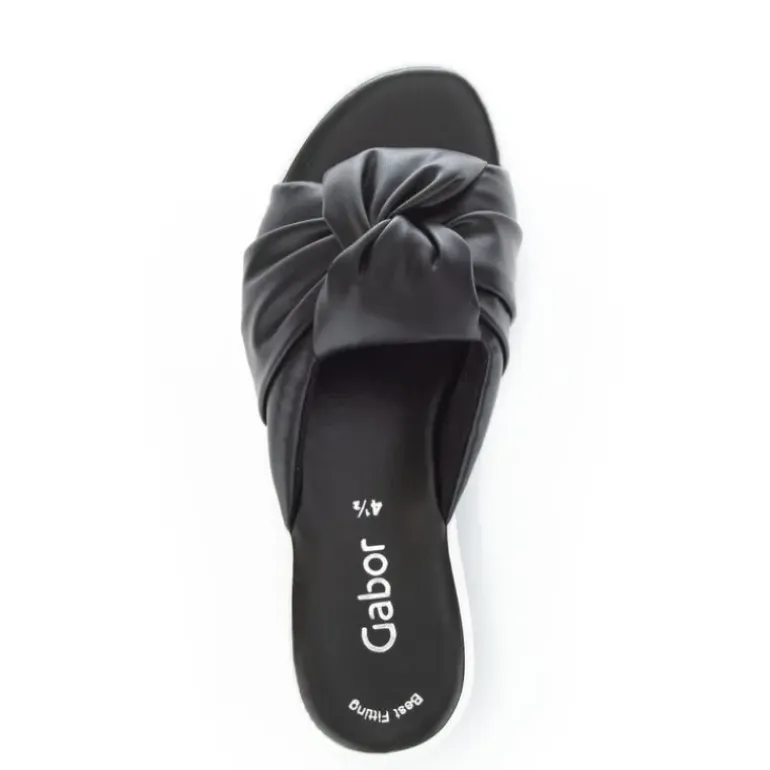*FINAL SALE*84631-47 - Black Leather