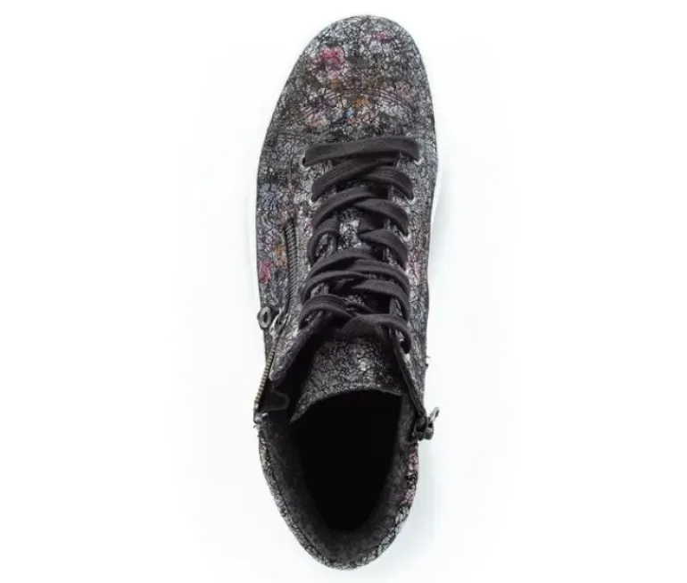 *FINAL SALE*73754.37 - Black Metallic Suede