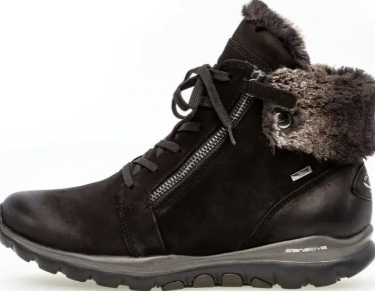 *FINAL SALE*76866.47 - Black Oiled Nubuck Leather
