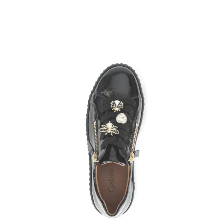 *FINAL SALE*53.201-97 - Black Patent Leather