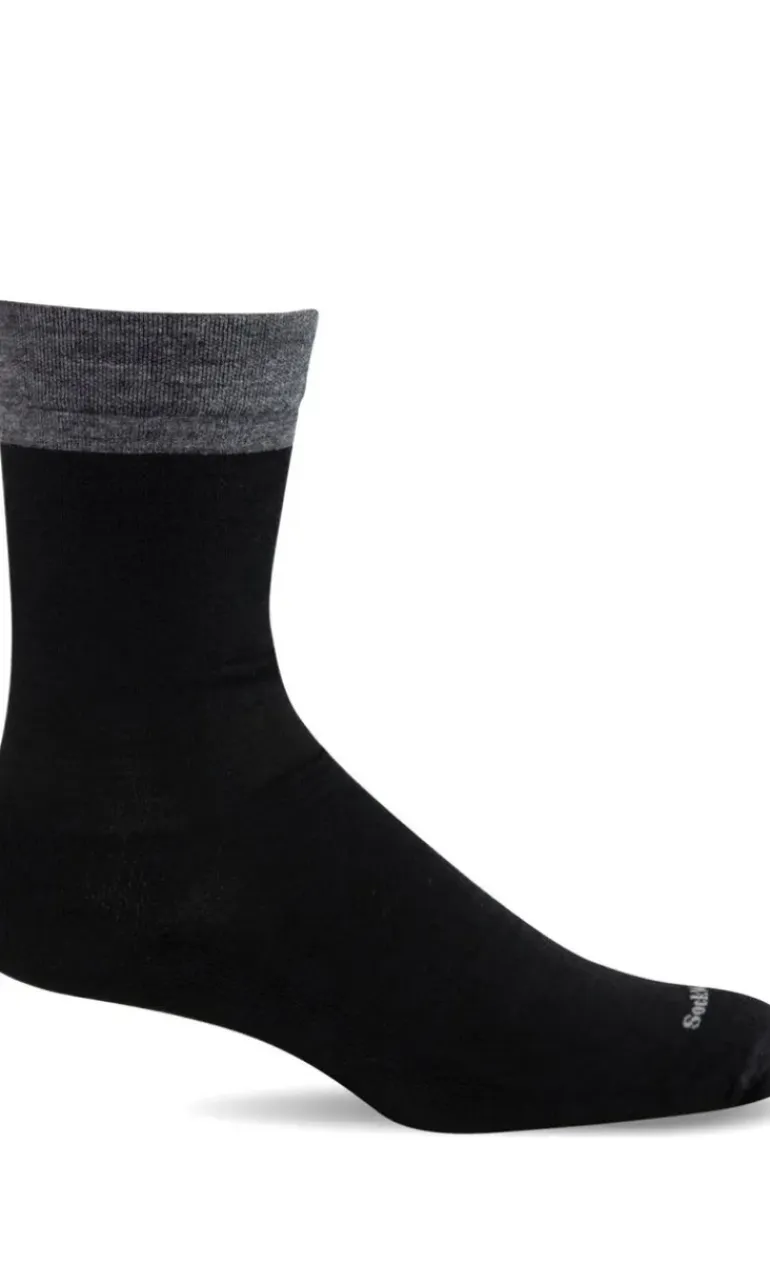 Free'N Easy Men - Black Relaxed Fit (Diabetic)