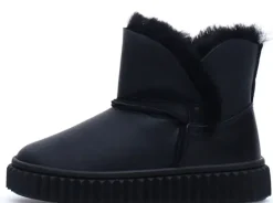 Greta - Black Shearling