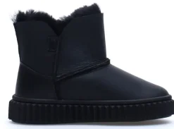 Greta - Black Shearling