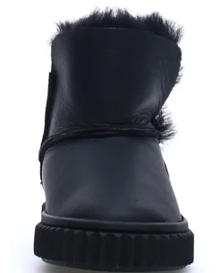 Greta - Black Shearling