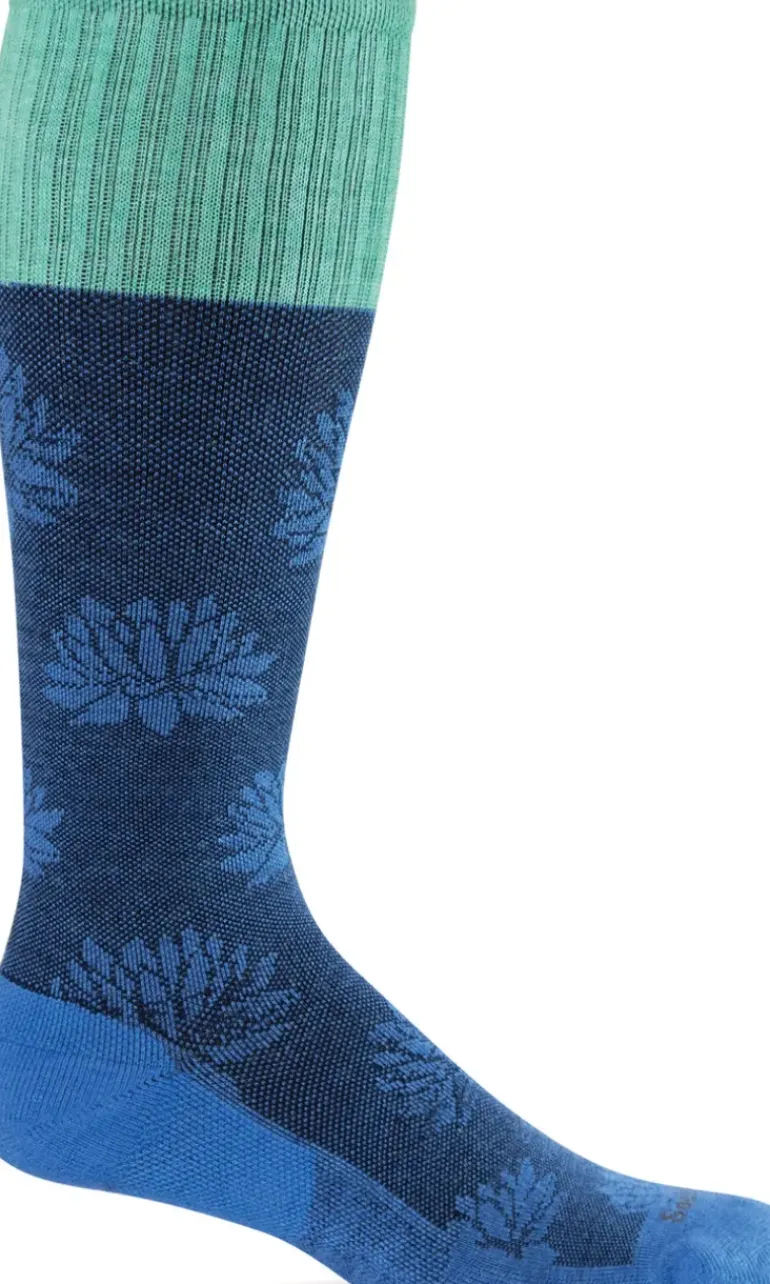 Lotus Lift Knee-High for women - Ocean Firm Compression (20-30mmHG)