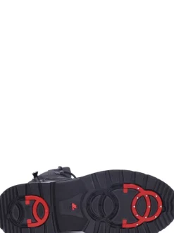 Men's Maddox with Ice grippers - Black Pulled Leather