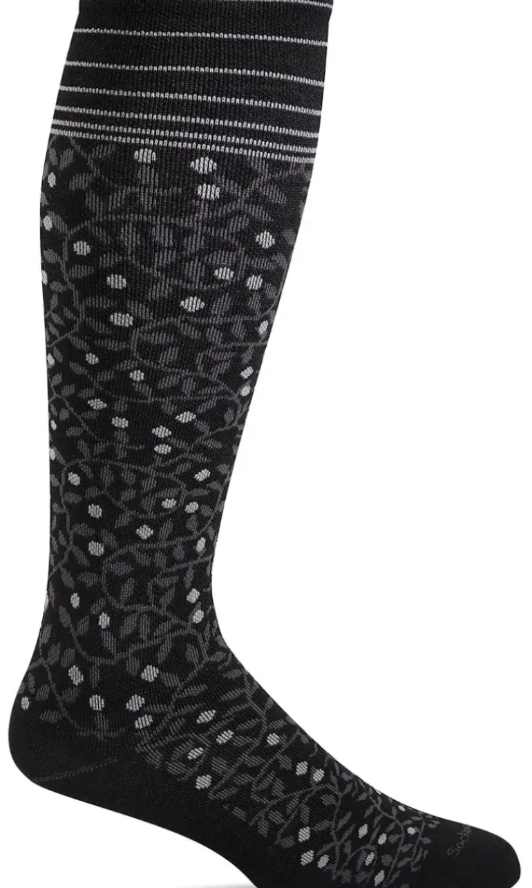 New Leaf Knee-High for Women - Black Firm Compression (20-30mmHG)