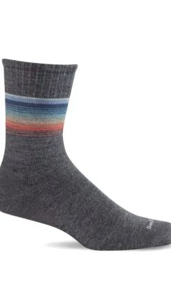 Plantar Cush II Men Crew - Charcoal Plantar Relief