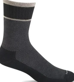 Plantar Cush Men Crew - Black Plantar Relief