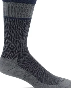 Plantar Cush Men Crew - Grey Plantar Relief