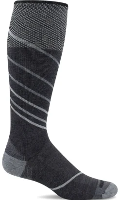 Pulse Knee-High Men - Charcoal Firm Compression (20-30mmHg)