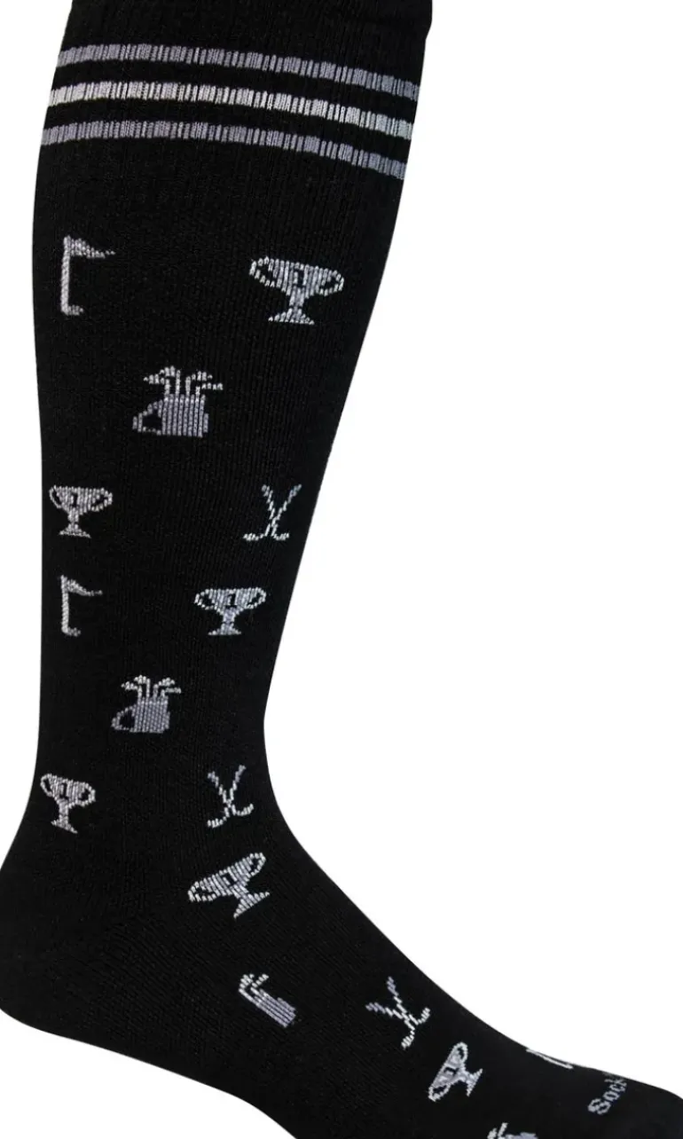 Tournement Men Knee-High - Black Moderate Compression (15-20mmHg)