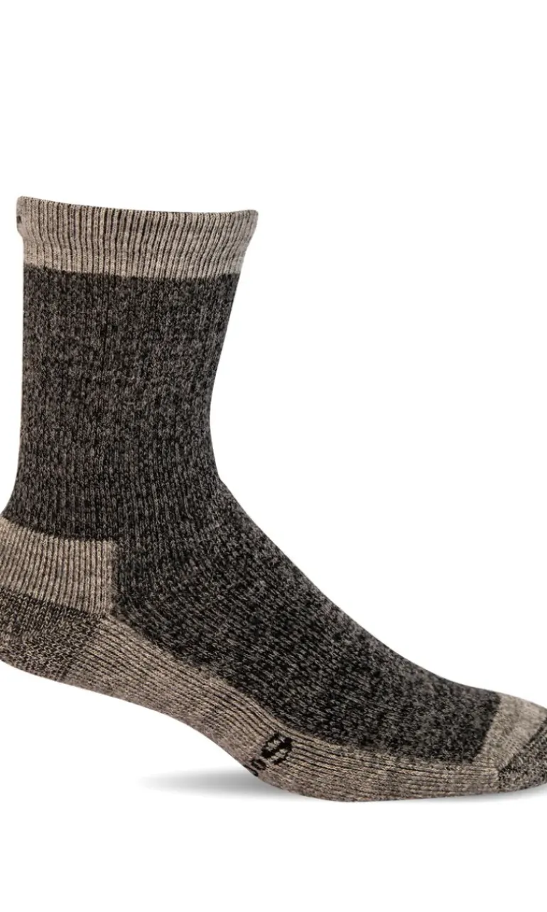 Trail Blazer Crew Men - Charcoal Moderate Compression (15-20mmHg)