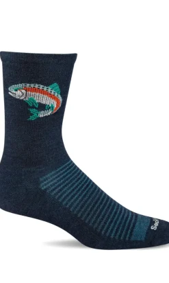 Trout Men Crew - Navy Essential Comfort